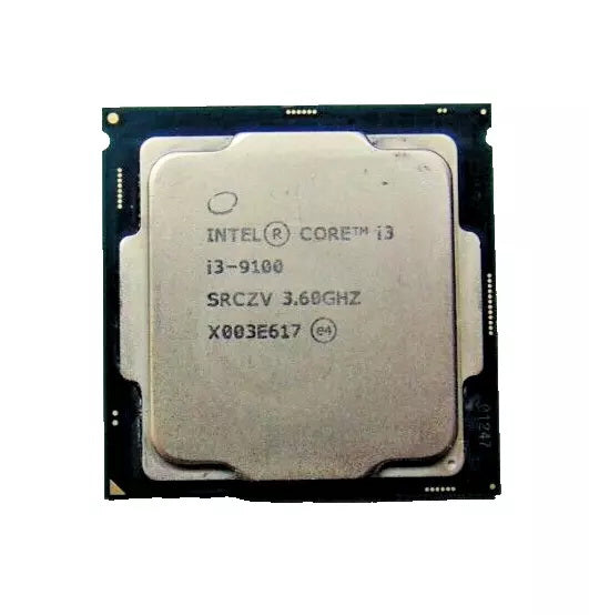 Used Intel Core i3-9100 CPU SRCZV 3.6 GHz (4.2 GHz Turbo) LGA 1151 Graphics 630