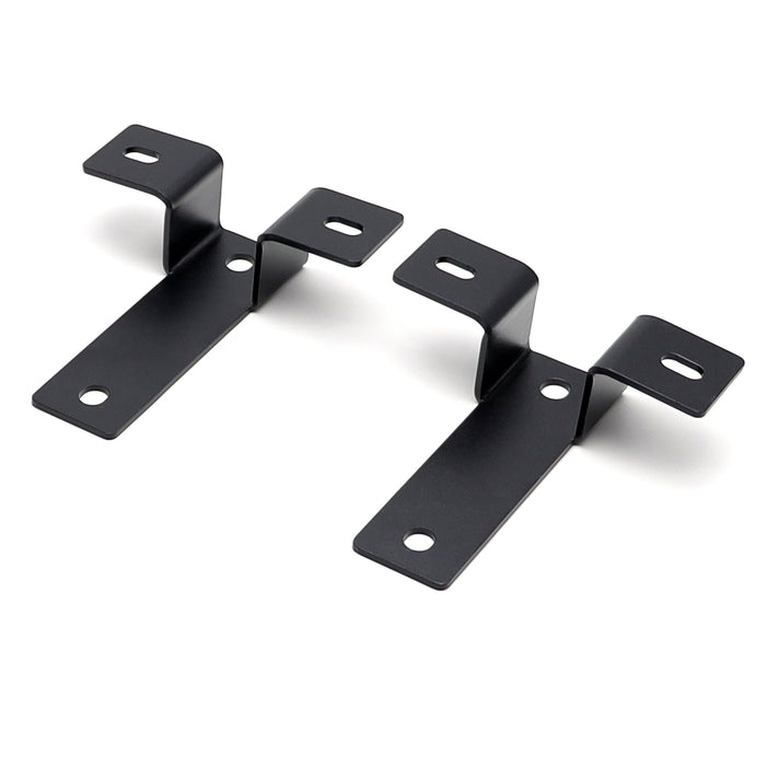 Dual LED Ditch Light Hood Mount Windshield A-Pillar Bracket For Jeep Wrangler JL