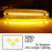 Clear Lens Amber Full LED Front Side Marker Lights For Jeep 1997-01 Cherokee LCI