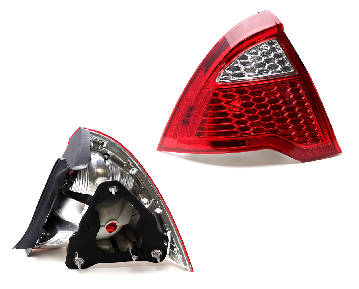 For Ford Fusion 2010-2012 Tail Light Driver Side CAPA Lens & Housing Halogen