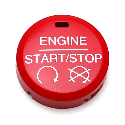 Red Performance GT350 Style Engine Push Start Button Cover For 2015-2023 Mustang