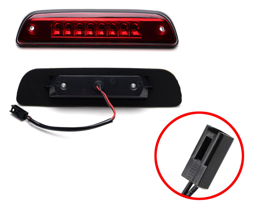 Dark Red Lens Full LED High Mount Third 3rd Brake/Stop Light For Toyota Tacoma