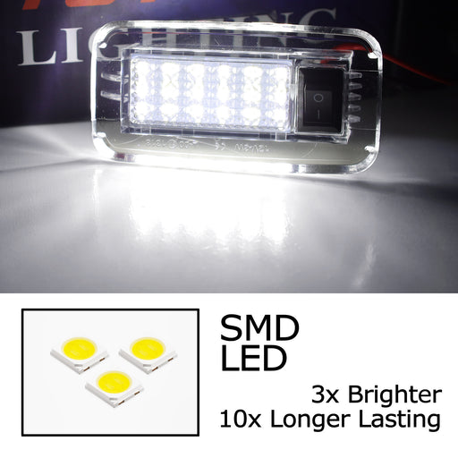 Bright White 18-SMD LED Trunk Cargo Area Light w/ Switch For Newer Toyota Lexus