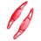 KDM Red Aluminum Larger Paddle Shifter Extensions For KIA 2025+ EV3 EV4 EV5 EV6