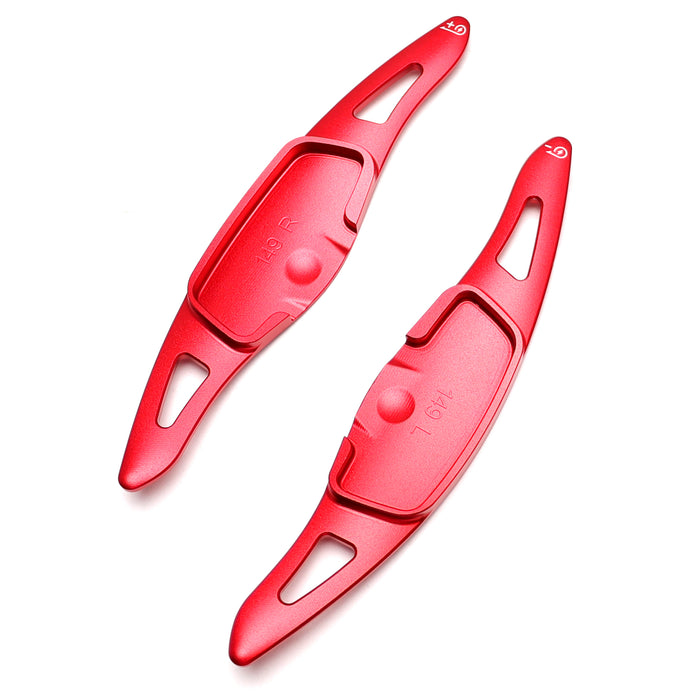 KDM Red Aluminum Larger Paddle Shifter Extensions For KIA 2025+ EV3 EV4 EV5 EV6