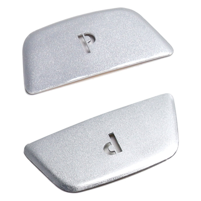 Silver Shift Knob P Button Cover Trim For BMW Fxx 2 3 4 5 6 X3 X5 X6 Performance