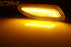 Euro Clear Lens Amber LED Side Marker Lights For 2001-07 Mercedes W203 C-Class