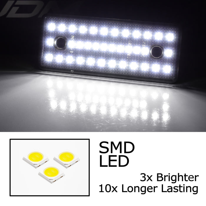 Smoked Lens Xenon White Full LED Dot Side Markers For 2015-18 Benz W463 G-Class