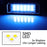 Aqua Ice Blue Full LED License Plate Lights For VW Golf/GTI Eos CC Rabbit Passat