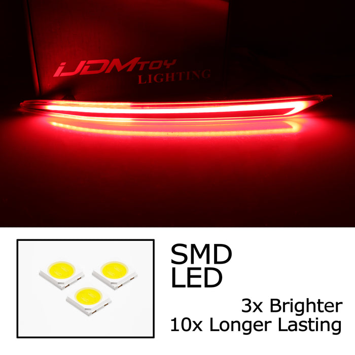 Full LED Bumper Reflector Tail/Brake/Sequential Turn Light For Ford 19-20 Fusion