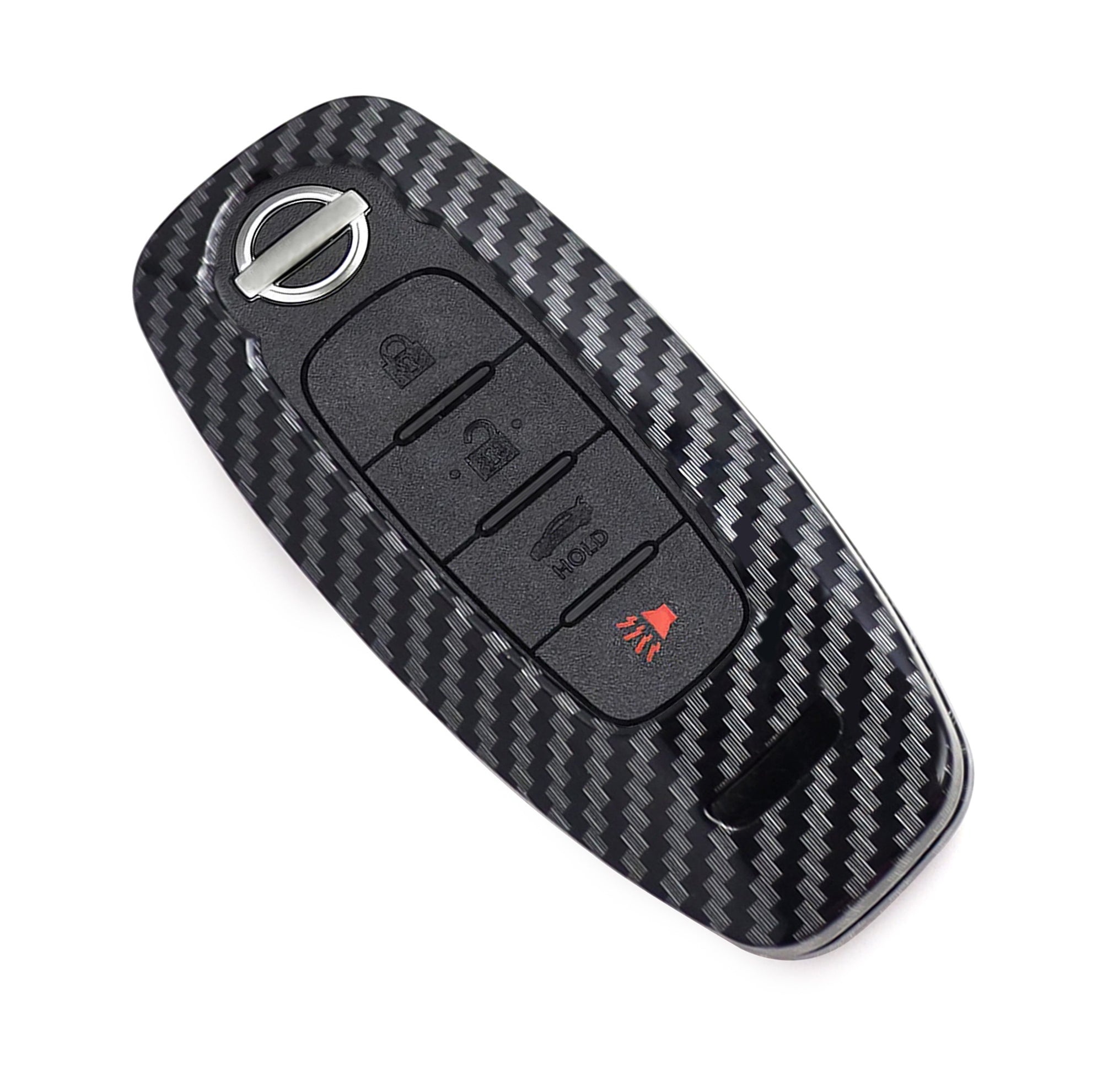 Carbon Pattern Key Fob Case For Nissan 22+ARIYA Rogue Kicks Pathfinder ...