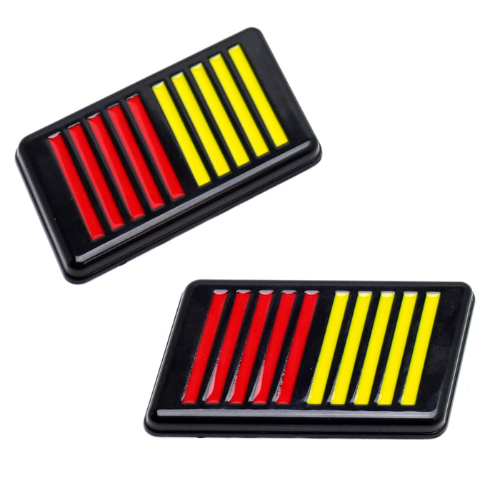 Ralliart Theme Grille Badge Emblem w/ Mesh Bolting Monut Bracket For Mitsubishi