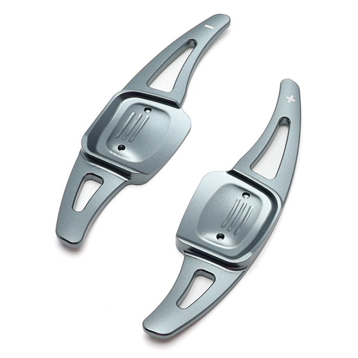 Grey Billet Aluminum Larger Paddle Shifters For Volkswagen 2022-up MK8 Golf GTI