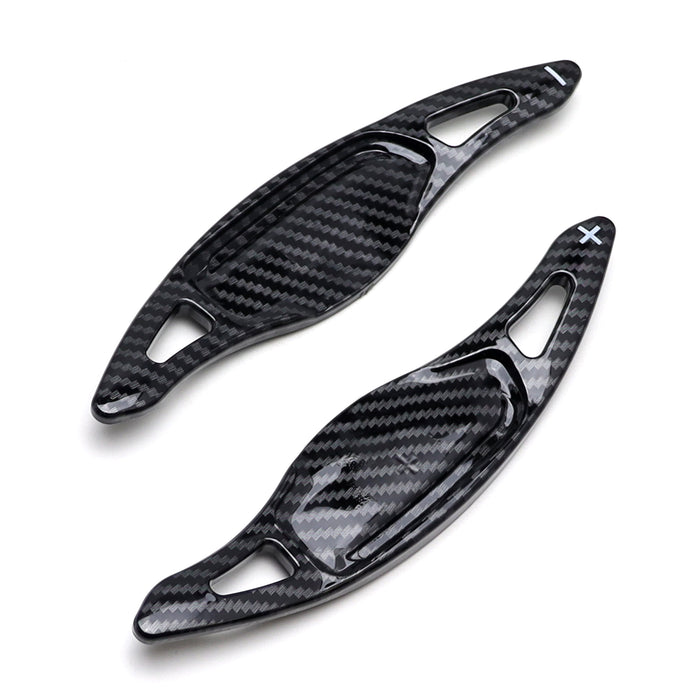 Twill-Weave "Carbon" Pattern Steering Wheel Paddle Shifters For Kia Stinger K8