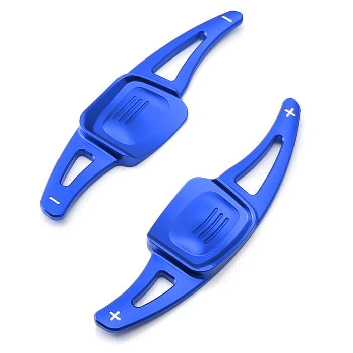 Blue Billet Aluminum Larger Paddle Shifters For Volkswagen 2022-up MK8 Golf GTI