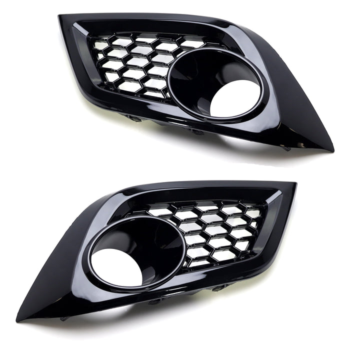 Pair LH & RH Side OEM-Spec Gloss Fog Lamp Bezel Covers For Scion iM, Corolla iM