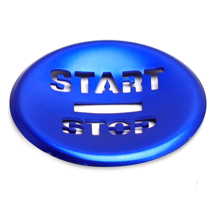 Sport Blue Engine Push Start Button w/ Laser CNC Cut Letters For Jaguar 08-15 XF