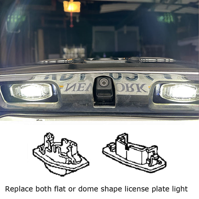 Ice Blue Full LED License Plate Light Lamps For Acura TL TSX Honda Civic Accord