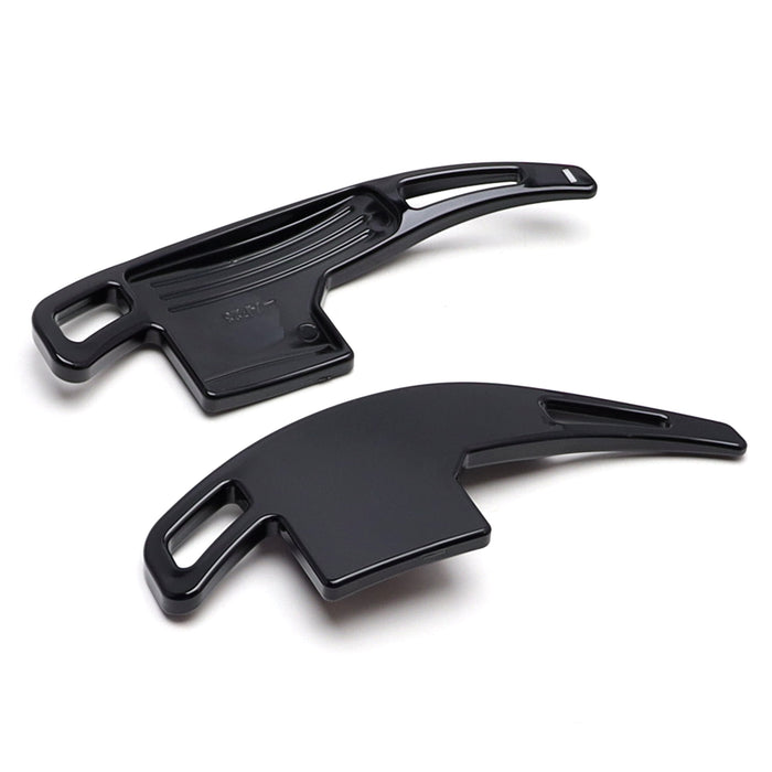 Gloss Black Finish Large Steering Wheel Paddle Shifters For Ford 2015-23 Mustang