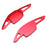 Red Aluminum Larger Paddle Shifter Extensions For Audi 25+ A5 A6 Q4 Q5 Q6 e-Tron
