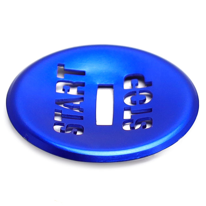 Sport Blue Engine Push Start Button w/ Laser CNC Cut Letters For Jaguar 08-15 XF