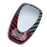 Black/Red Carbon Pattern Hard Key Case Shell For Chevy Camaro Malibu Cruze Volt