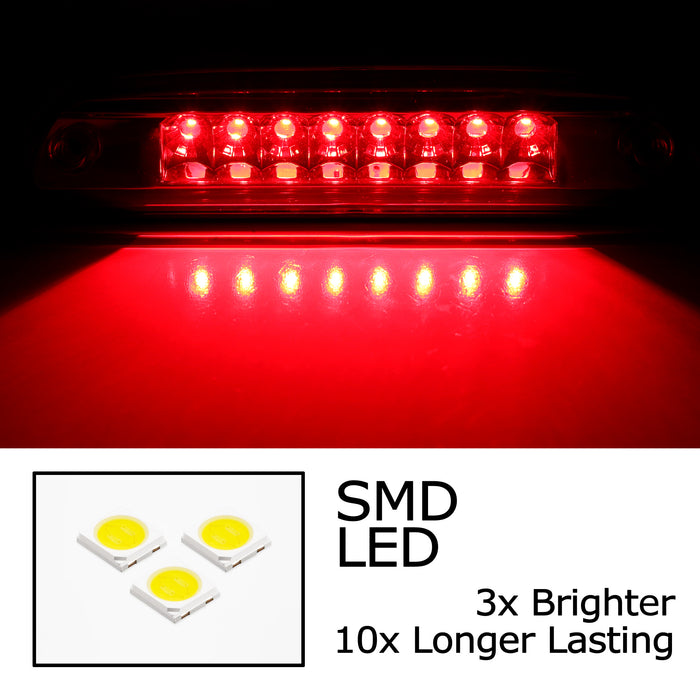 Dark Red Lens Full LED High Mount Third 3rd Brake/Stop Light For Toyota Tacoma