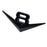 Vintage Style Matte Black Metal V8 Emblem For Grille Hood Trunk Fender Side Door