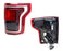 Red Smoked Raptor BSD Style LED Tail Lights For 15-20 Ford F150 Fit Halogen Tail