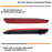LH RH OE-Spec Red Rear Bumper Reflector Lens Replacements For 2010-13 Mazda 3