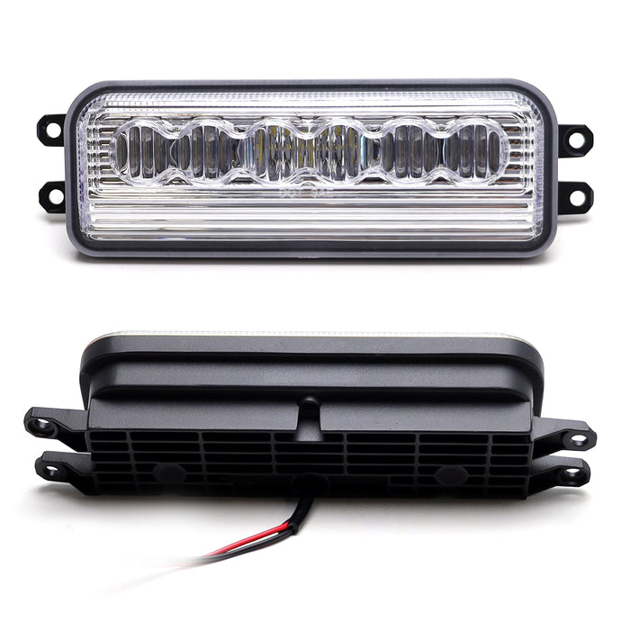 Clear Lens White 6-LED Fog Light Kit For 22+ Tundra/Sequoia, 24+ Tacoma/4Runner