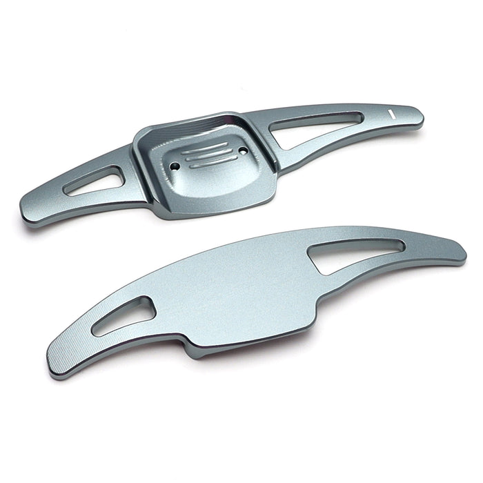 Grey Billet Aluminum Larger Paddle Shifters For Volkswagen 2022-up MK8 Golf GTI