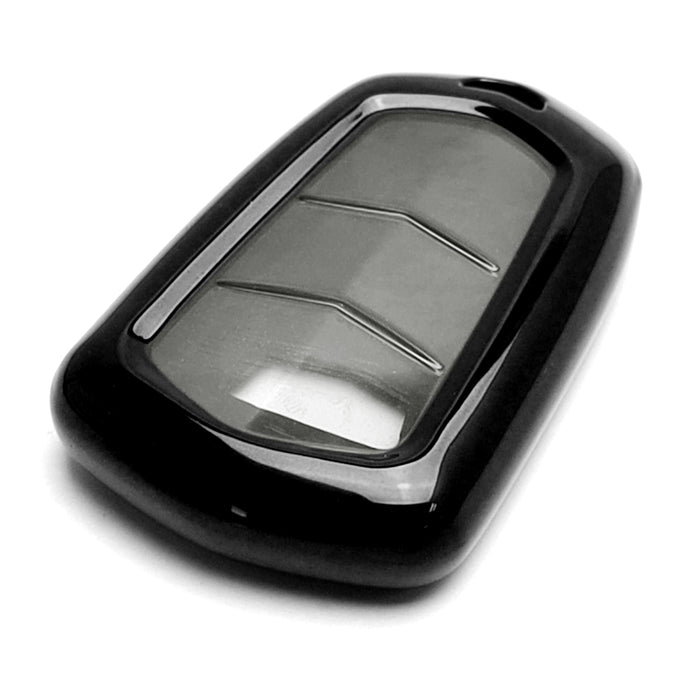 Chrome Black TPU Key Fob Case For Cadillac ATS CTS CT6 XTS XT5 ELR SRX Escalade