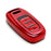 Red w/Carbon TPU Key Fob Protective Case For Audi A3 A4 A5 A6 A7 A8 Q3 Q5 Q7 TT