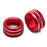 JDM Red Stereo/Radio Vol/Tune Knob Covers For Subaru 20+ Legacy Outback, 22+ WRX