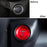 Sports Red "Power Symbol" Push Start Button w/Ring Trim For Toyota Hybrid EV etc