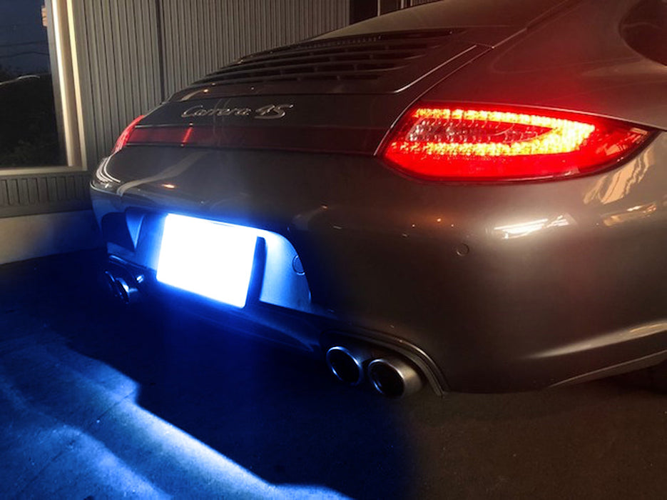 Aqua Ice Blue Full LED License Plate Lights For VW Golf/GTI Eos CC Rabbit Passat