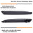 LH RH OE-Spec Smoked Rear Bumper Reflector Lens Replacements For 2010-13 Mazda 3