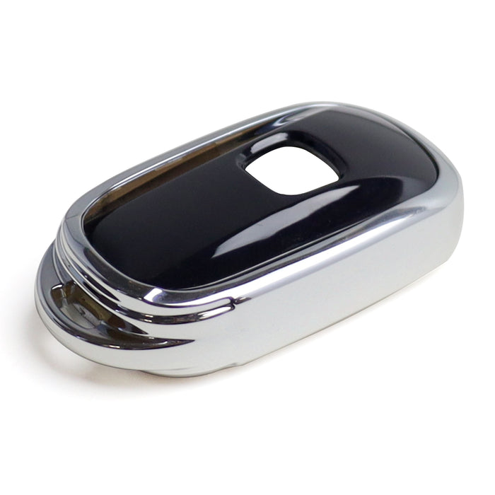 Silver Front/Back Full Coverage TPU Key Fob Case For 22+ Honda Accord Civic CRV