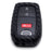 Carbon Fiber Soft Silicone Key Fob For JDM Imported Toyota Fortuner Hilux Prado