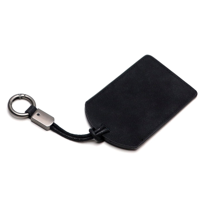 BLK Alcantara Leather Key Card Cover Keychain For Tesla Model 3 Y S X Cybertruck