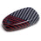 Black/Red Carbon Pattern Hard Key Case Shell For Chevy Camaro Malibu Cruze Volt