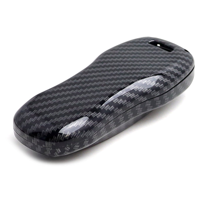Carbon Pattern Plastic Shell For Porsche Panamera Taycan Cayenne Gen2 Smart Key