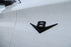 Vintage Style Matte Black Metal V8 Emblem For Grille Hood Trunk Fender Side Door