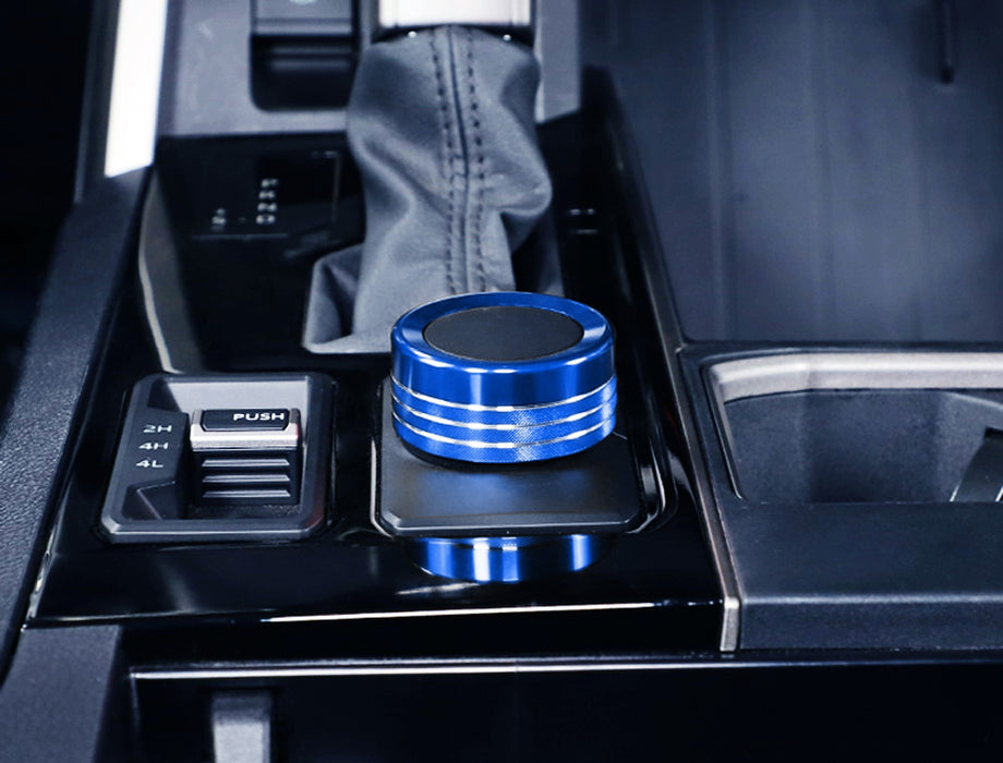 2 TRD Blue Driving Mode & Volume Knob Covers For 22-up Tundra/Sequoia 8" Screen