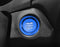 Sports Blue "Engine Start/Stop" Push Start Button w/ Ring Trim For Newer Toyota