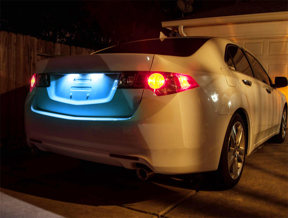 Ice Blue Full LED License Plate Light Lamps For Acura TL TSX Honda Civic Accord