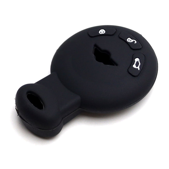 Union Jack Black Silicone Key Fob Case For Mini Gen2 R55 R56 R57 R58 R59 R60 R61