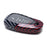Black/Red Carbon Pattern Hard Key Case Shell For Chevy Camaro Malibu Cruze Volt