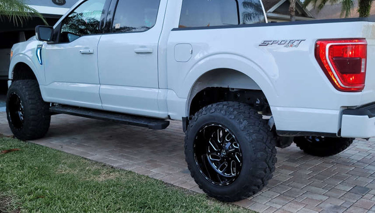 Aqua LED Background Illumination Lighting For 21+ Ford F150 Side Fender Emblem